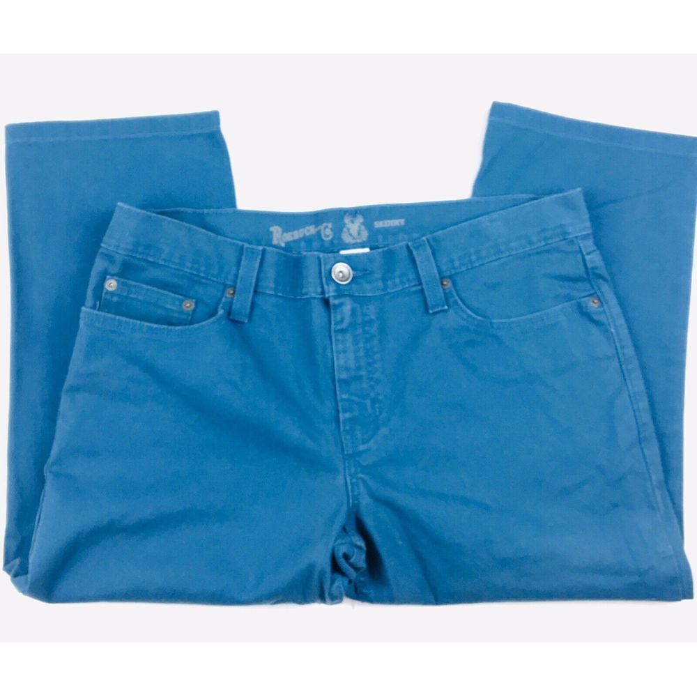 Roebuck & Co. Jeans Women's 34"X30" Skinny Straight‎ Leg Capris 21" Inseam
